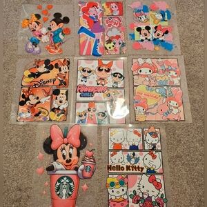 Girly Comic Style DTF Bundle